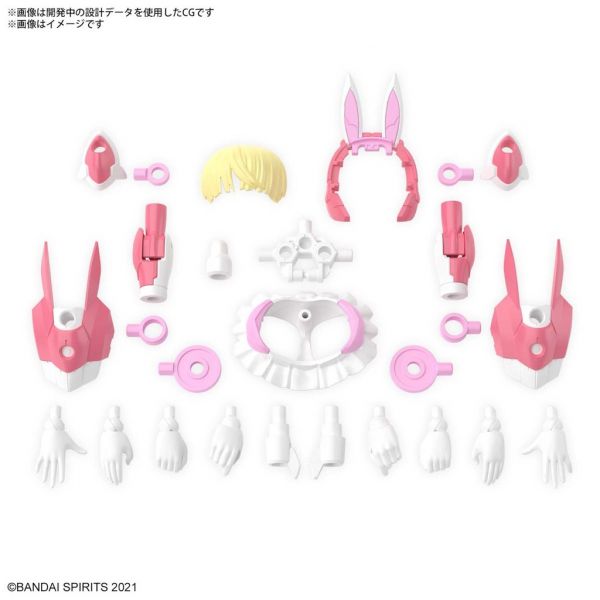  BANDAI 組裝模型 30MS SIS-T00 莉莉涅爾 顏色 A 白色 