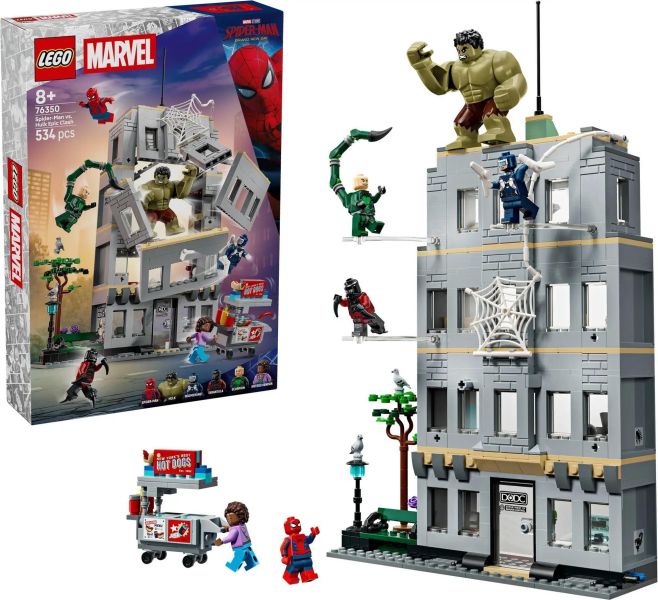 樂高 LEGO 76350 蜘蛛人和綠巨人浩克的精采激戰 