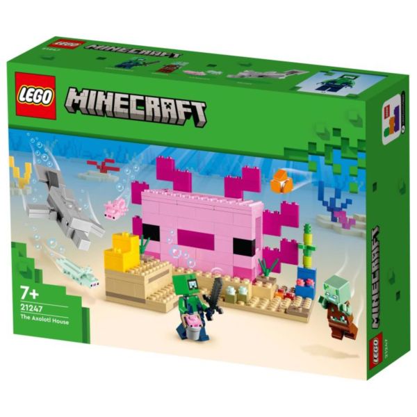 樂高 LEGO 21247 Minecraft The Axolotl House 