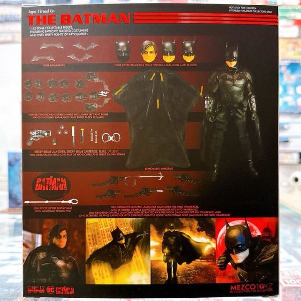 MEZCO One:12 DC 蝙蝠俠 Batman 2022 羅伯派丁森 