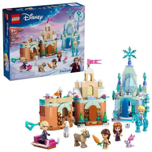 樂高 LEGO 43278 迷你艾倫戴爾城堡和艾莎的冰雪宮殿 