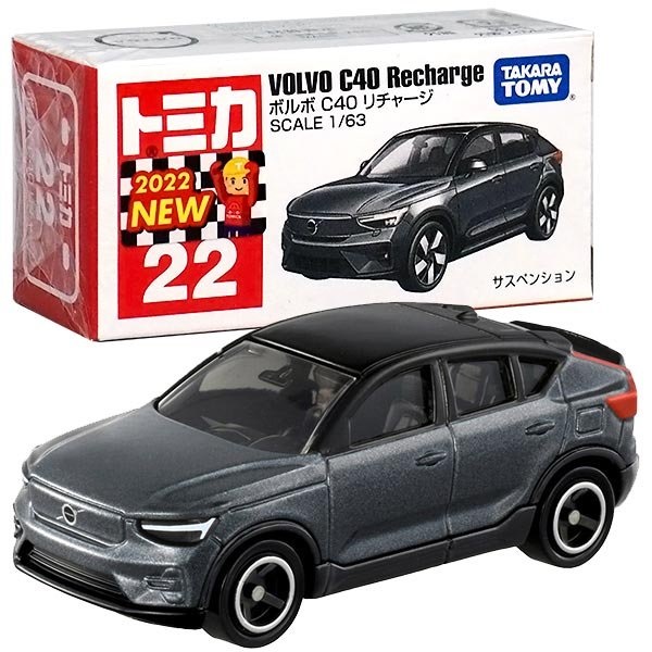 TOMICA 多美小汽車  No.22 VOLVO C40 Recharge 電動車 