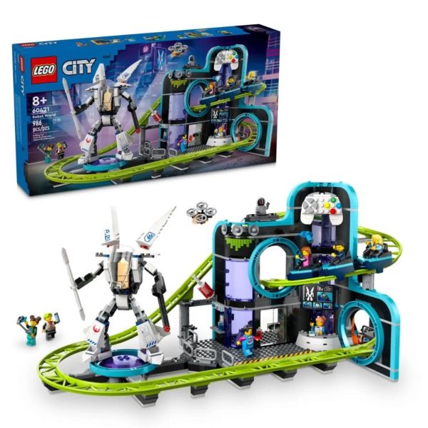樂高 LEGO 60421 機器人世界雲霄飛車樂園 