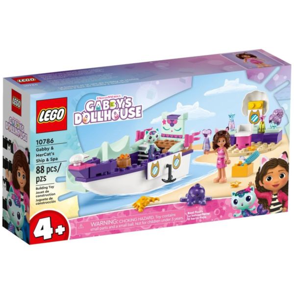 樂高 LEGO 10786 蓋比娃娃屋 Gabby & MerCat's Ship & Spa 