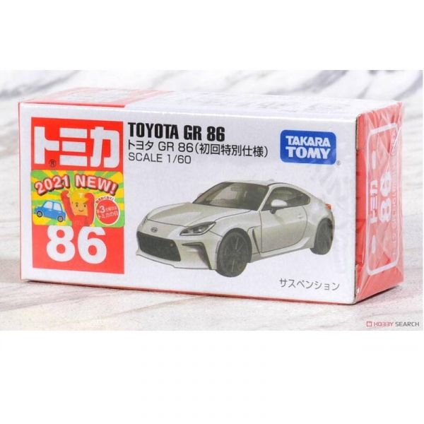  TOMICA 多美小汽車  086 豐田 Toyota GR 86 (SPX26T) 初回版 