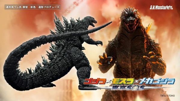 12-1月預購 S.H.MonsterArts SHM 哥吉拉東京SOS 哥吉拉 (2003) 