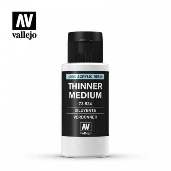 Acrylicos Vallejo 73524 筆塗稀釋液 AV 水漆 Thinner 