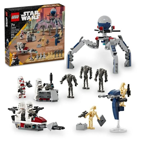 樂高 LEGO 75372 複製人與戰鬥機器人大戰 Clone Trooper™ & Battle Droid™ Battle Pa 
