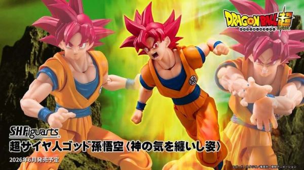 6-7月預購 S.H.Figuarts SHF 七龍珠超 超級賽亞人之神孫悟空 渾身纏繞著神之氣的姿態 