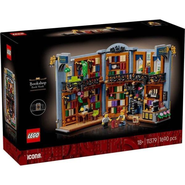 10月 樂高 LEGO 11379 書店：書擋擺飾 樂高® Icons 