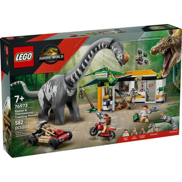 樂高 LEGO 76973 迅猛龍和泰坦巨龍追蹤任務 