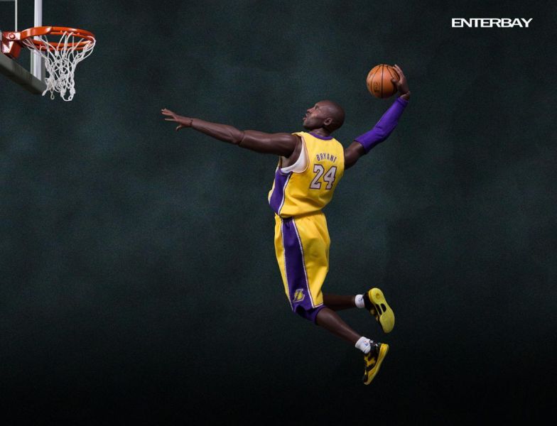 Q1預購 ENTERBAY 1/6  NBA系列 湖人隊 科比‧布萊恩特 可動人偶 (RM-1036) 雙人偶套裝版 