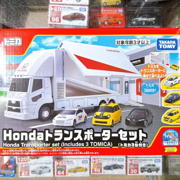 TOMICA 運輸車組 附三台小車 