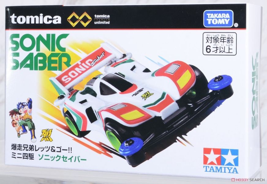 TOMICA 多美小汽車 無極限PRM 迷你四驅車 爆走兄弟 Sonic Saber 小烈 