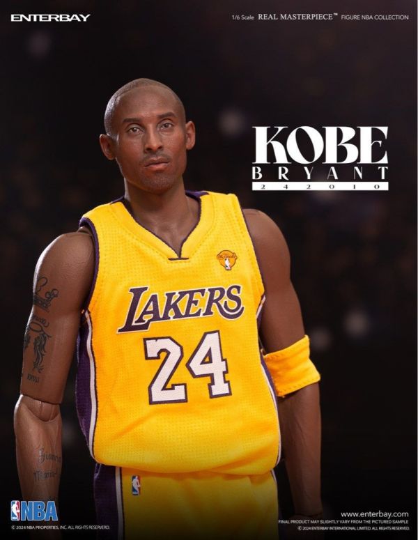 預購 ENTERBAY : 1/6 NBA系列 Kobe Bryant 柯比·布萊恩 242010限量版 
