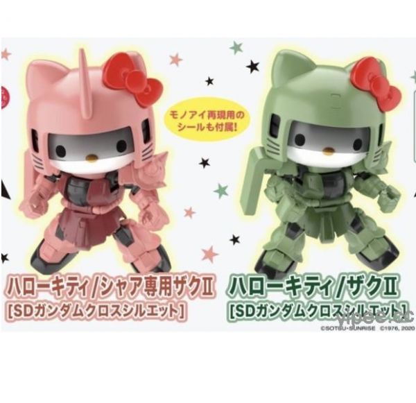 BANDAI 組裝模型  HELLO KITTY 凱蒂貓 夏亞專用薩克II 薩克II 