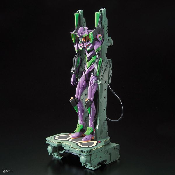RG通用人型決戰兵器 人造人 EVA 初號機 DX輸送台套組 