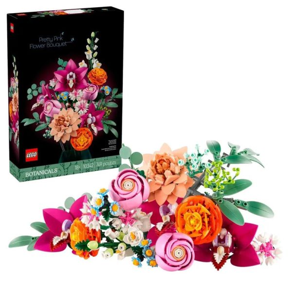 樂高 LEGO 10342 優雅粉紅花束 