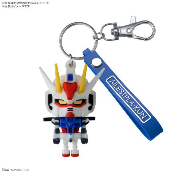 1-2月預購 BANDAI 組裝模型 立體橡膠吉祥物鑰匙圈-翔翼攻擊模型君 