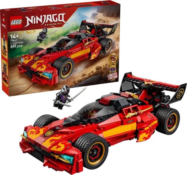 樂高 LEGO 71867 X-1 忍者電極跑車 15 週年紀念版 