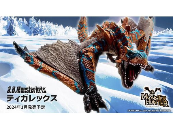 S.H.MonsterArts SHM 魔物獵人 崛起 轟龍 