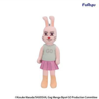 8-9月預購 FURYU景品 搞笑漫畫日和GO 迷你絨毛 眼神犀利的兔美醬 