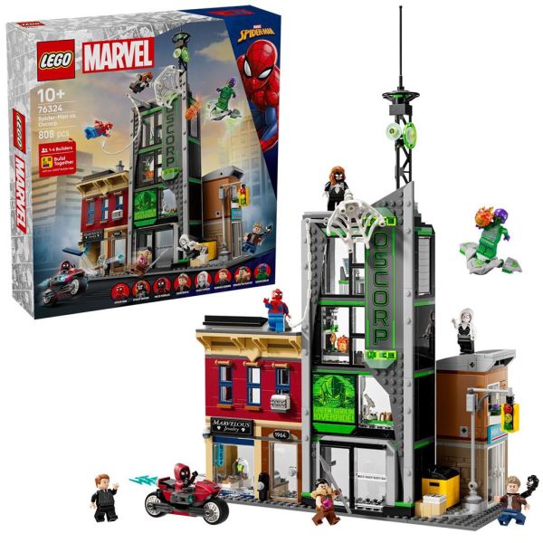 樂高 LEGO 76324 蜘蛛人大戰奧斯朋企業 