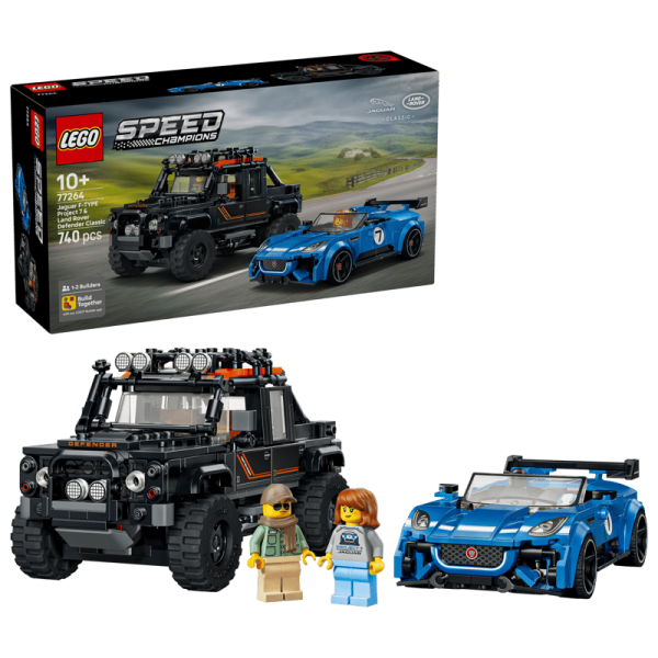 8月預購 樂高 LEGO 77264 Jaguar Project 7 & Land Rover Defender 