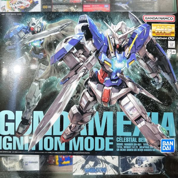BANDAI 組裝模型 MG 1/100 GN-001 能天使 戰損版 