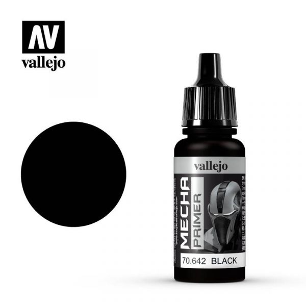 Acrylicos Vallejo 70642 黑色底漆 AV水漆 