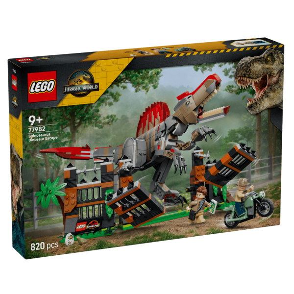 8月預購 樂高 LEGO 77982 棘龍大脫逃 