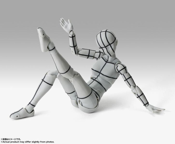 SHF 男性素體 女性素體 Sports-Edition 線框 灰Ver. 