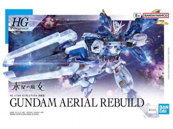 BANDAI 組裝模型 水星的魔女 HG 1/144 風靈鋼彈 修改型 