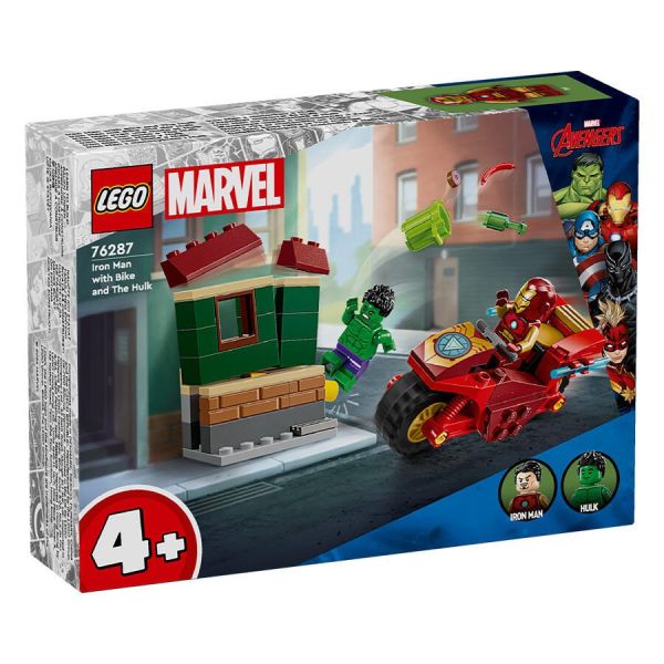 樂高 LEGO 76287 Iron Man with Bike and The Hulk 