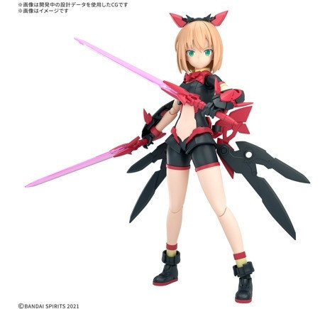 11-12月預購 30MS 組裝少女輕作戰 緹雅夏（大麗花裝）[顏色B] 