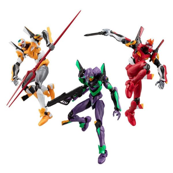 4-5月預購 盒玩 盒玩 EVA-FRAME-DX 新世紀福音戰士新劇場版 中盒3入 初號機 貳號機 零號機 