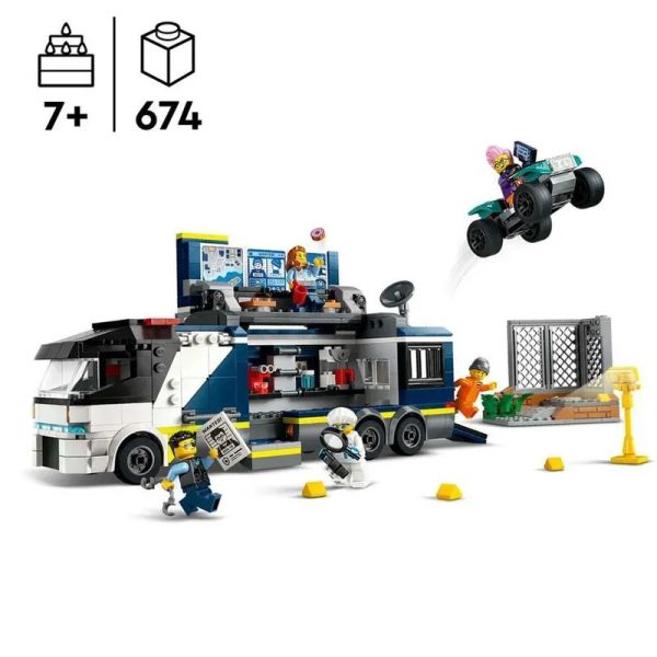 樂高 LEGO 60418 警察行動刑事實驗室 Police Mobile Crime Lab Truck 