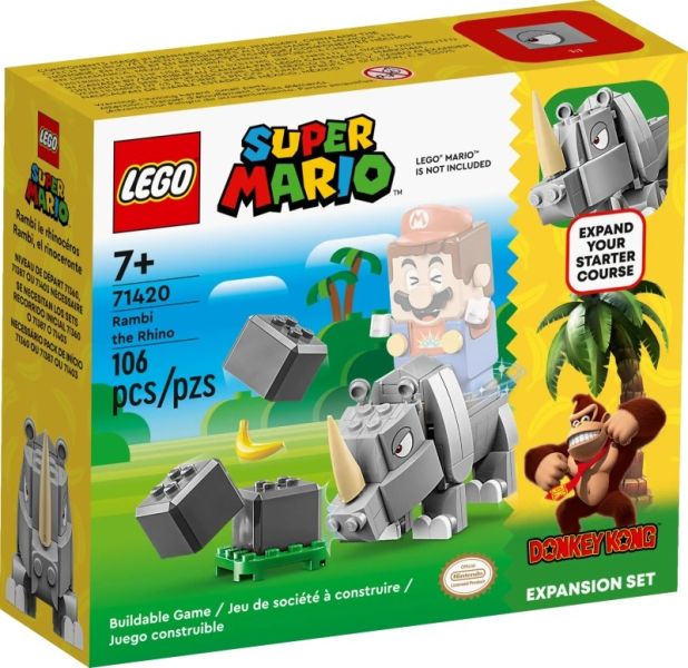 樂高 LEGO 71420 犀牛蘭比 超級瑪利歐 