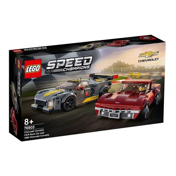 樂高 LEGO 76903 Speed Champions Chevrolet Corvette C8.R Race Car and 1968 Chevrolet Corvette 