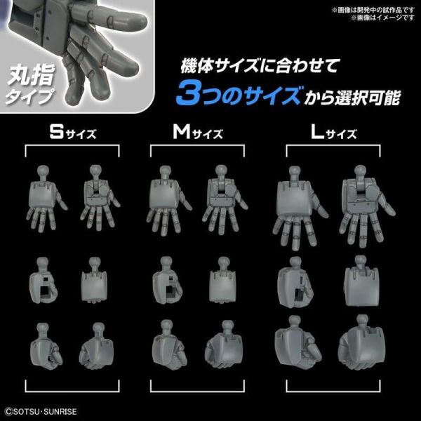 6-7月 BANDAI 配件套組 鋼彈模型04 製作家手掌 圓指型 組裝模型 