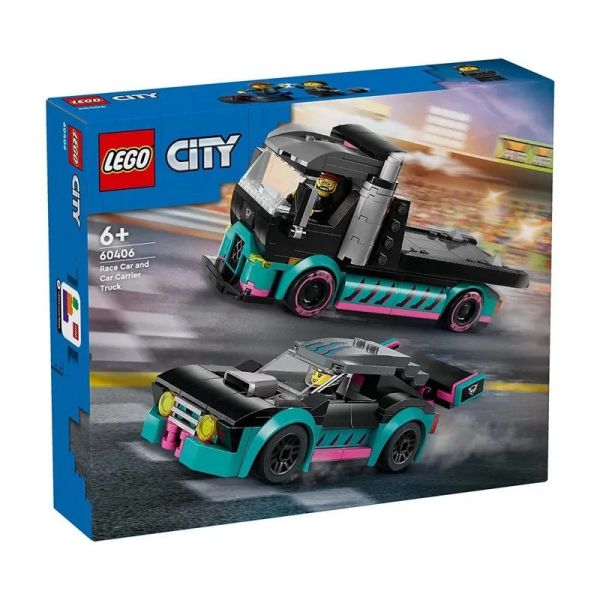 樂高 LEGO 60406 賽車和汽車運輸車 Race Car and Car Carrier Truck 