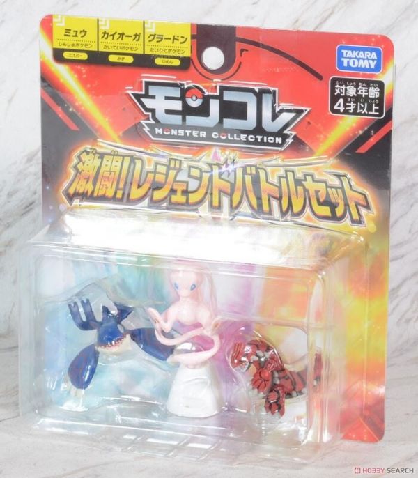 Pokemon 精靈寶可夢 神奇寶貝 MONCOLLE 傳說寶可夢3入組 