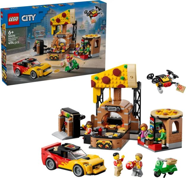 樂高 LEGO 60496 披薩外送體驗載具組 