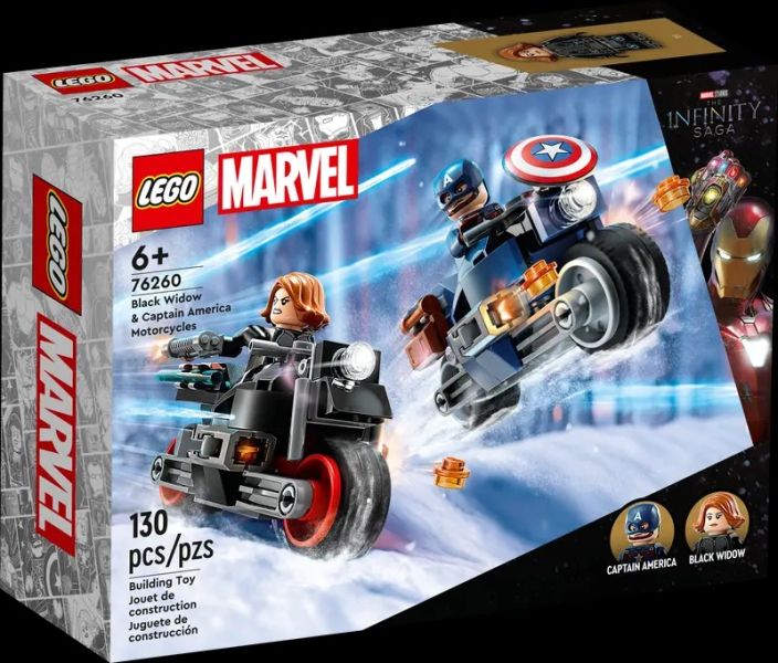樂高 LEGO 76260 Marvel Black Widow & Captain America Motorcycles 
