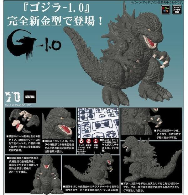 9-10月預購 FUJIMI 日版 哥吉拉2023 70周年記念版 組裝模型 