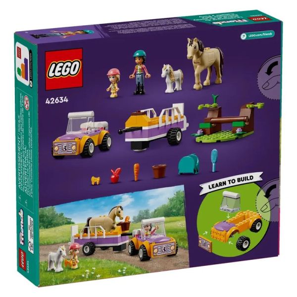 樂高 LEGO 42634 馬兒和小馬拖車 Horse and Pony Trailer 