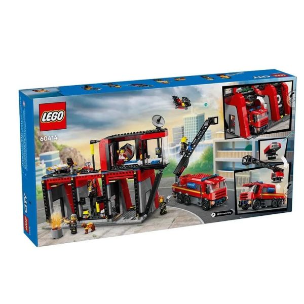 樂高 LEGO 60414 消防局和消防車 Fire Station with Fire Truck 