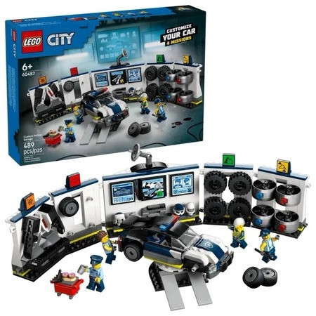 樂高 LEGO 60457 客製化警車車庫 