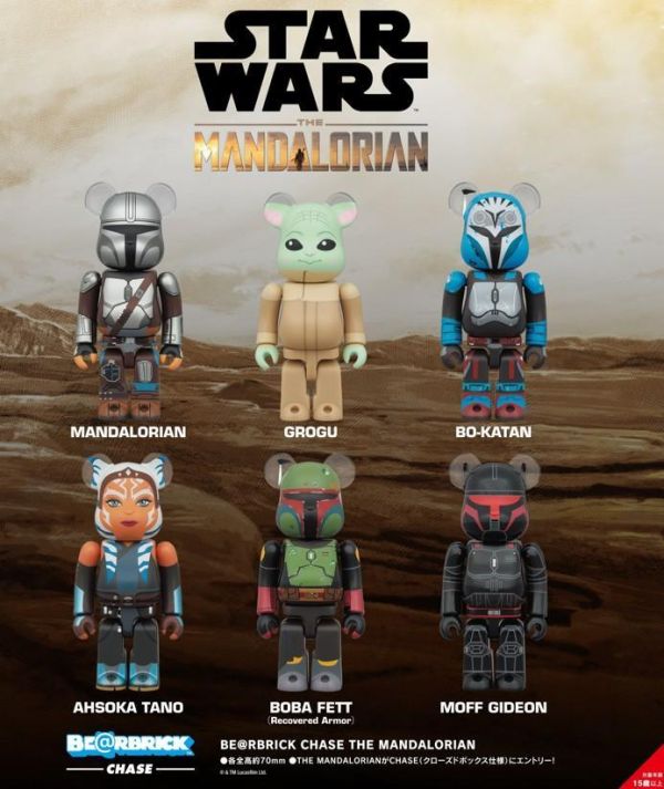 5-6月預購 BE@RBRICK 庫柏力克熊 CHASE 星際大戰2 曼達洛人 中盒12入 
