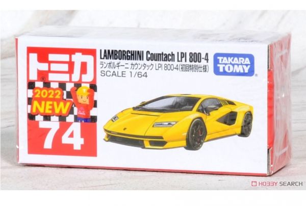  TOMICA 多美小汽車  # 074 藍寶堅尼  LPI800-4 初回  
